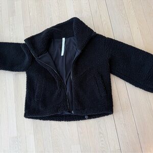 lululemon athletica Cozy Black Teddy Jacket
